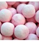 Boules citriques roses goût fraise - bonbons durs à sucer