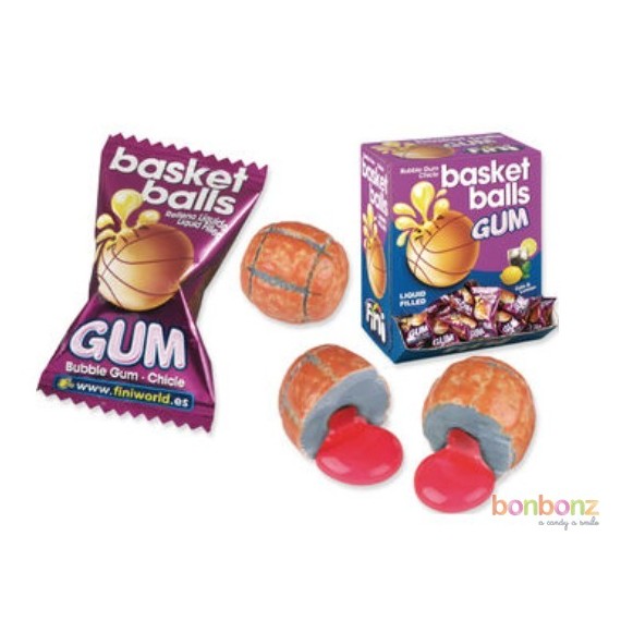 Chewing gum Ballon de Basket - Bonbons Fini - 200p - 1,1Kg