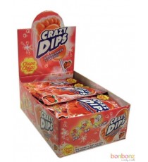 Sucette Chupa Chups - Crazy Dips fraise - 1 pièce