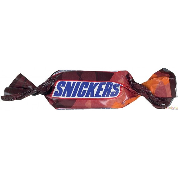 Snickers miniature - Confiserie aux cacahouète, caramel et chocolat