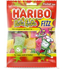 Bonbons Haribo Pasta Frutta - confiserie citriques pomme, fraise, citron - 75g