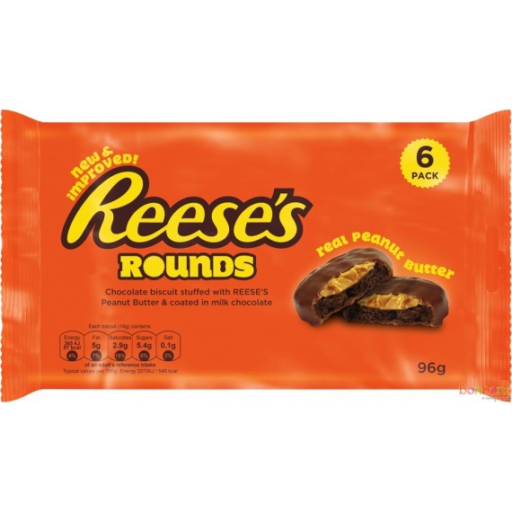 Reese's Round - biscuit cacaho, beurre de cacahuète, chocolat au lait
