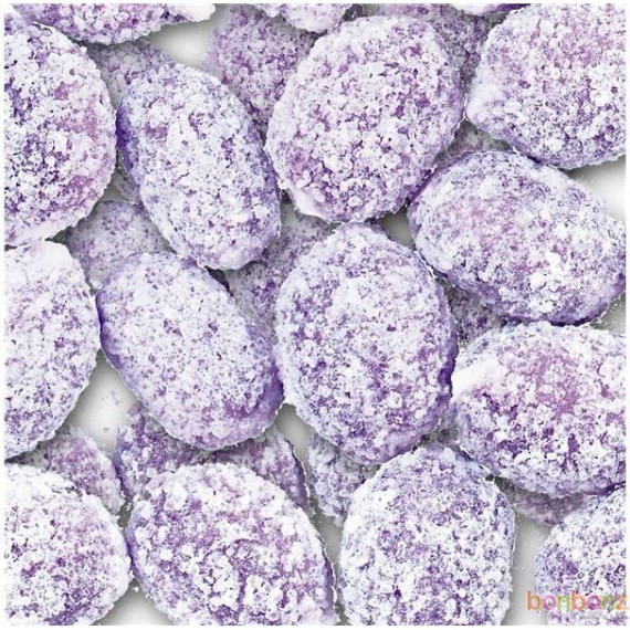 Bonbons mauves à la violette citrique - confiserie Gicopa