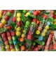 Billes chewing gum blister 5 pièces - Candy Fruit