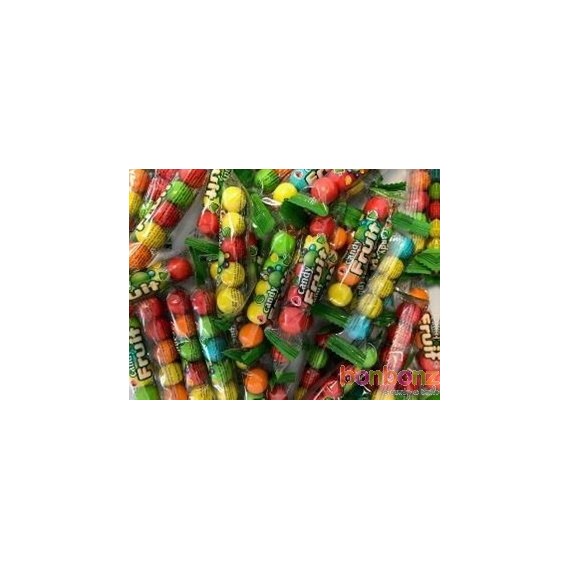 Billes chewing gum blister 5 pièces - Candy Fruit