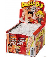 Swizzels double dip orange et cerise - 19g