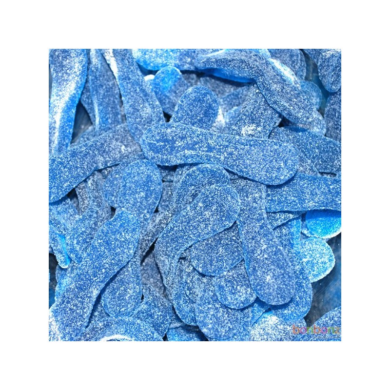 Langues citriques bleues, bonbons Astra, confiserie, framboise