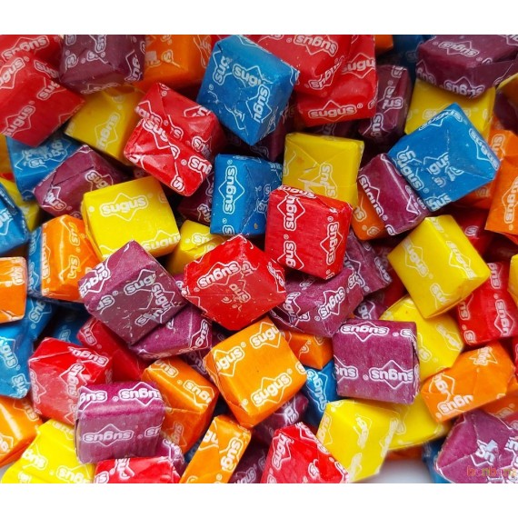 Sugus Suchard - caramel au goût de fraise, citron, orange et ananas