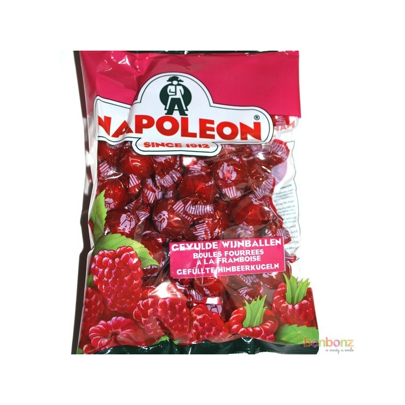 Bonbons citriques Napoléon à la framboise, la petite boule au fruit