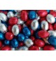 Assortiment oeufs au chocolat plein au lait, fondant et blanc