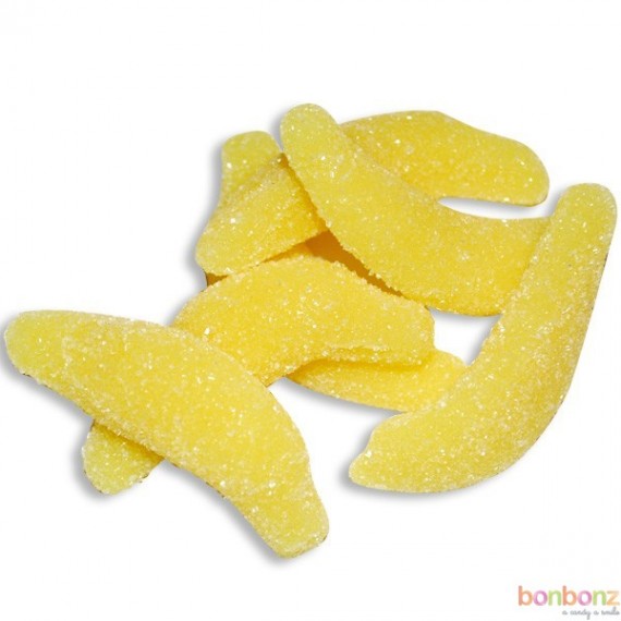 Bananes - bonbons Haribo, gommes au goût de banane