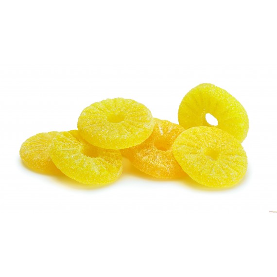 Ananas saupoudrés de sucre fin - bonbons Geldhof