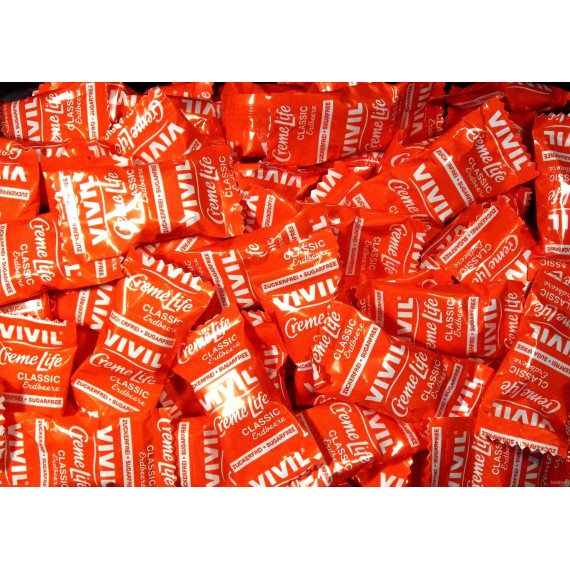 Caramel fraise sans sucre - Vivil (4gr/pc)