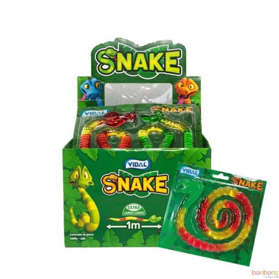 Snake jelly -  1m - 66g - Bonbons Vidal