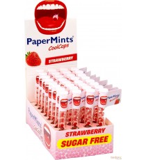 Paper Mints Cool caps fraise - tube de 18 capsules