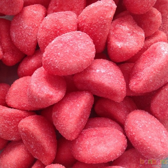 Bonbons Haribo, Fraise Tagada, guimauve, rouge, marshmallow, fruit