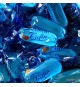 Bonbons à la menthe forte, emballage bleu - confiserie Trefin