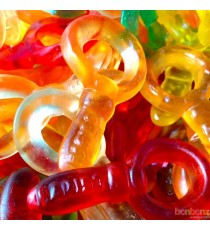 Tétines - bonbons gélifiés multicolores confiserie Haribo