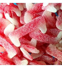Bonbons dents de Dracula Citriques - enrobés de sucre acidulé