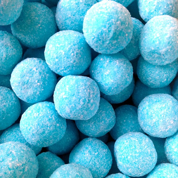 bonbons bleus, mûres, confiserie citrique, à sucer, aux fruits