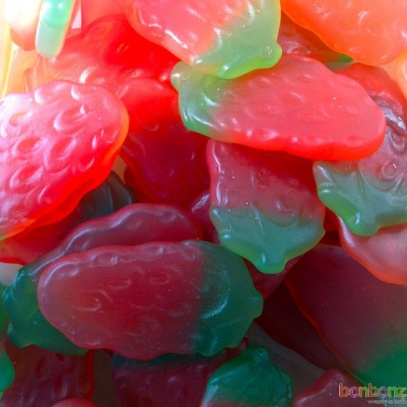 bonbons haribo fraises geantes