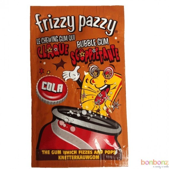 Frizzy Pazzy Cola - le chewing gum qui claque !